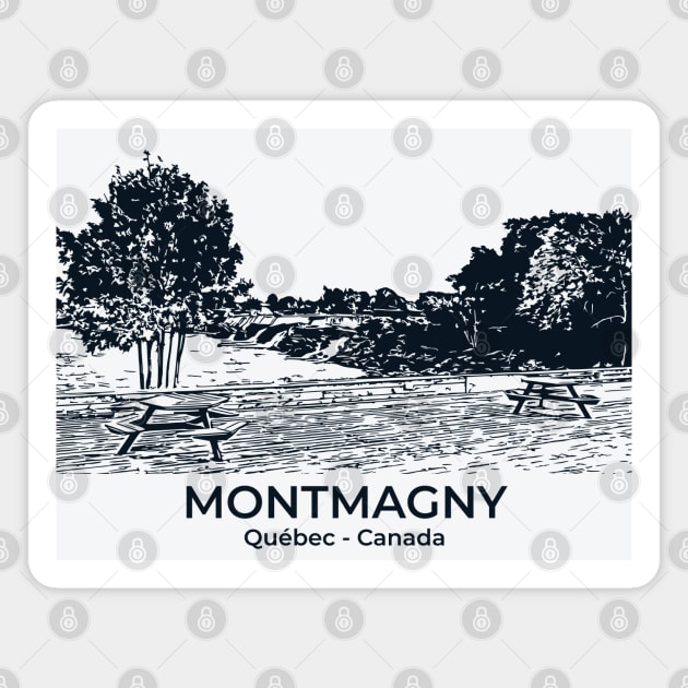 Montmagny - Québec Magnet by Lakeric